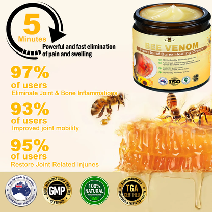 【🔥Official Store🔥】Bee Venom Pain-Relief Bone Healing Cream 👨‍⚕️ (Recommended by Australian Medical Association)